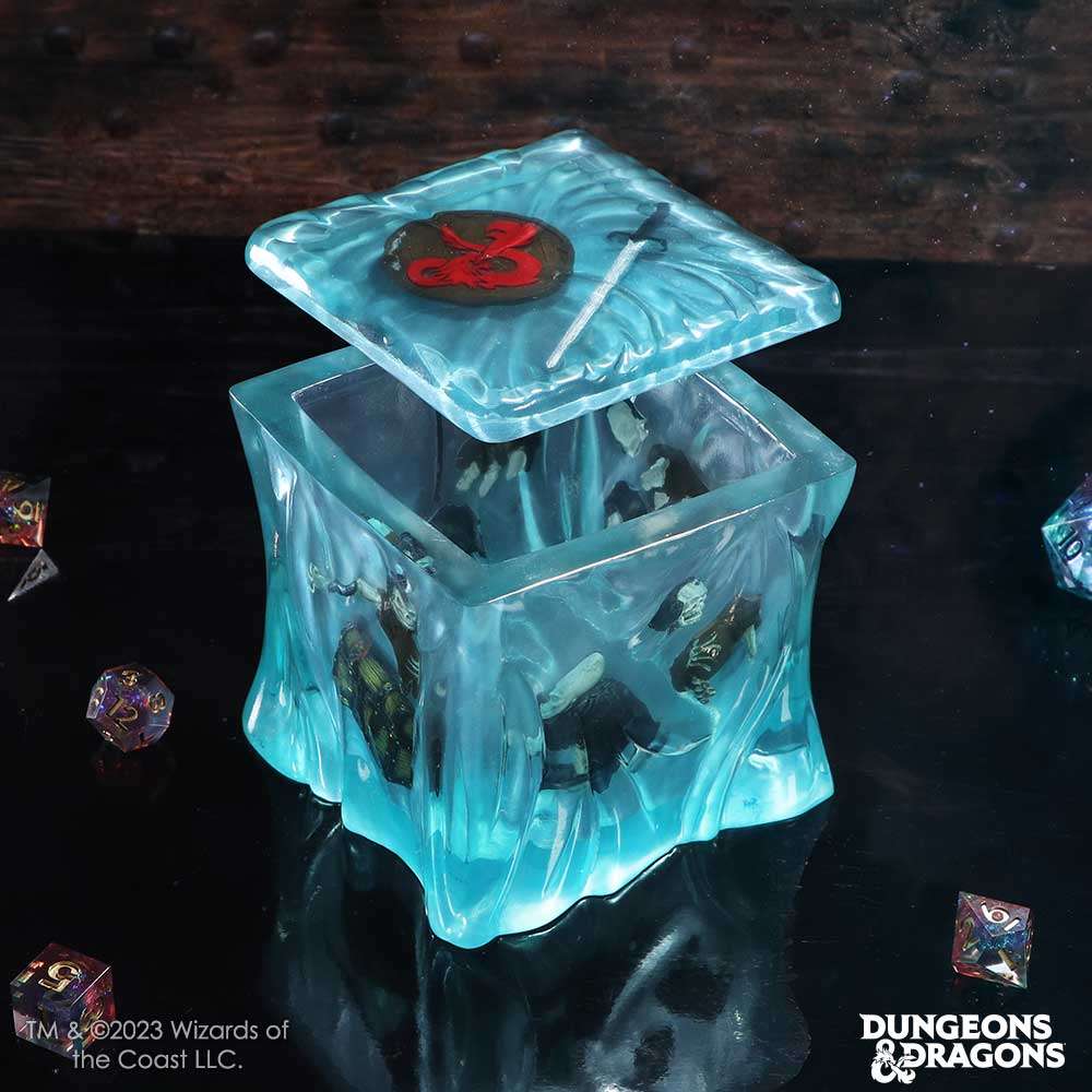 Dungeons & Dragons Gelatinous Cube Dice Box nemesis now