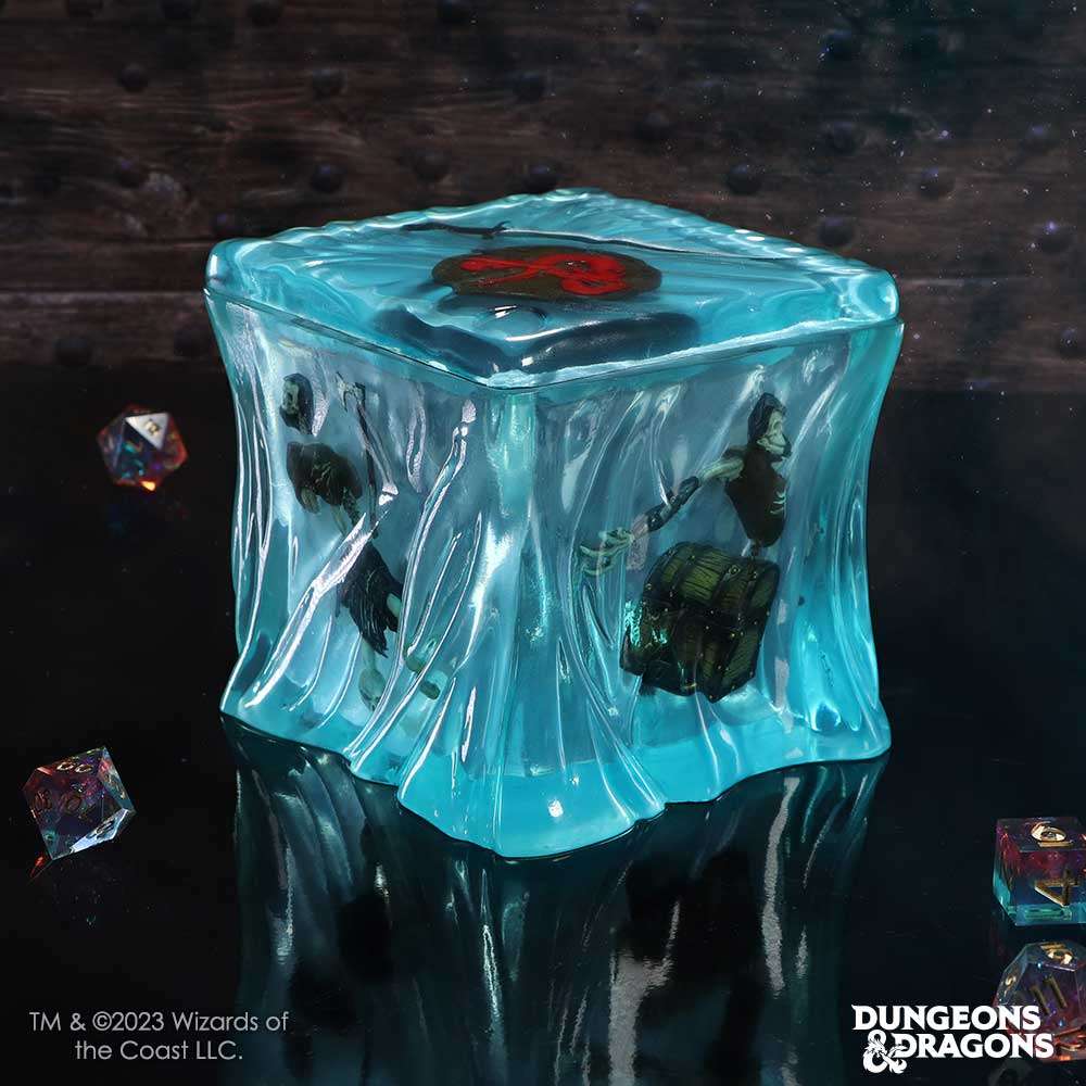 Dungeons & Dragons Gelatinous Cube Dice Box nemesis now