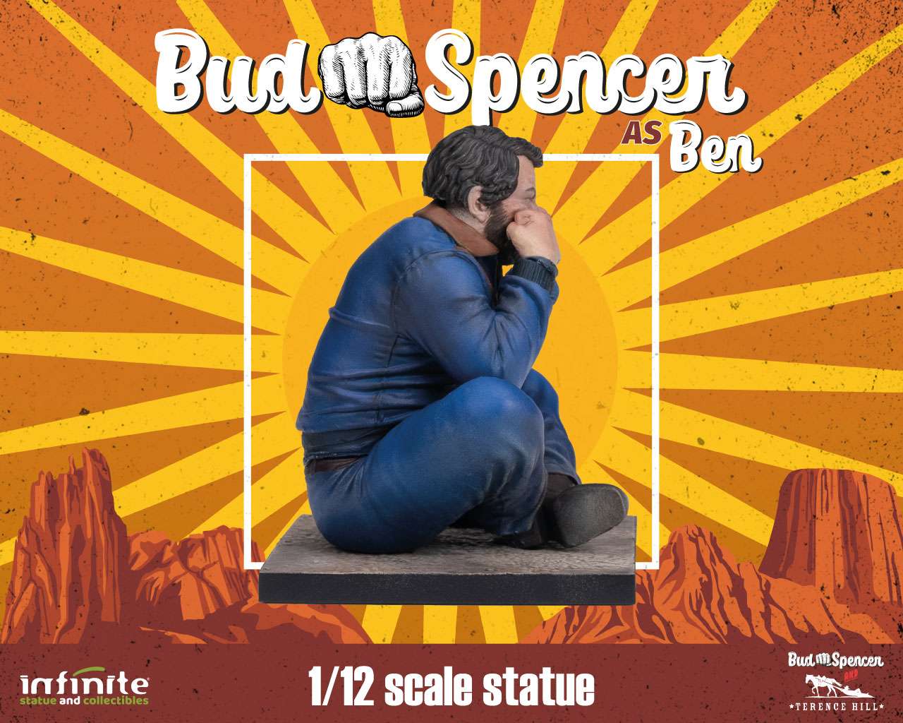 Bud Spencer som Ben 1/12 Staty infinite statue