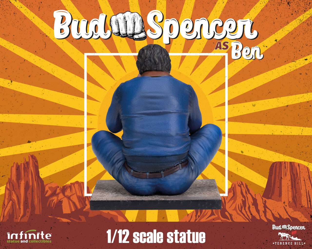 Bud Spencer som Ben 1/12 Staty infinite statue