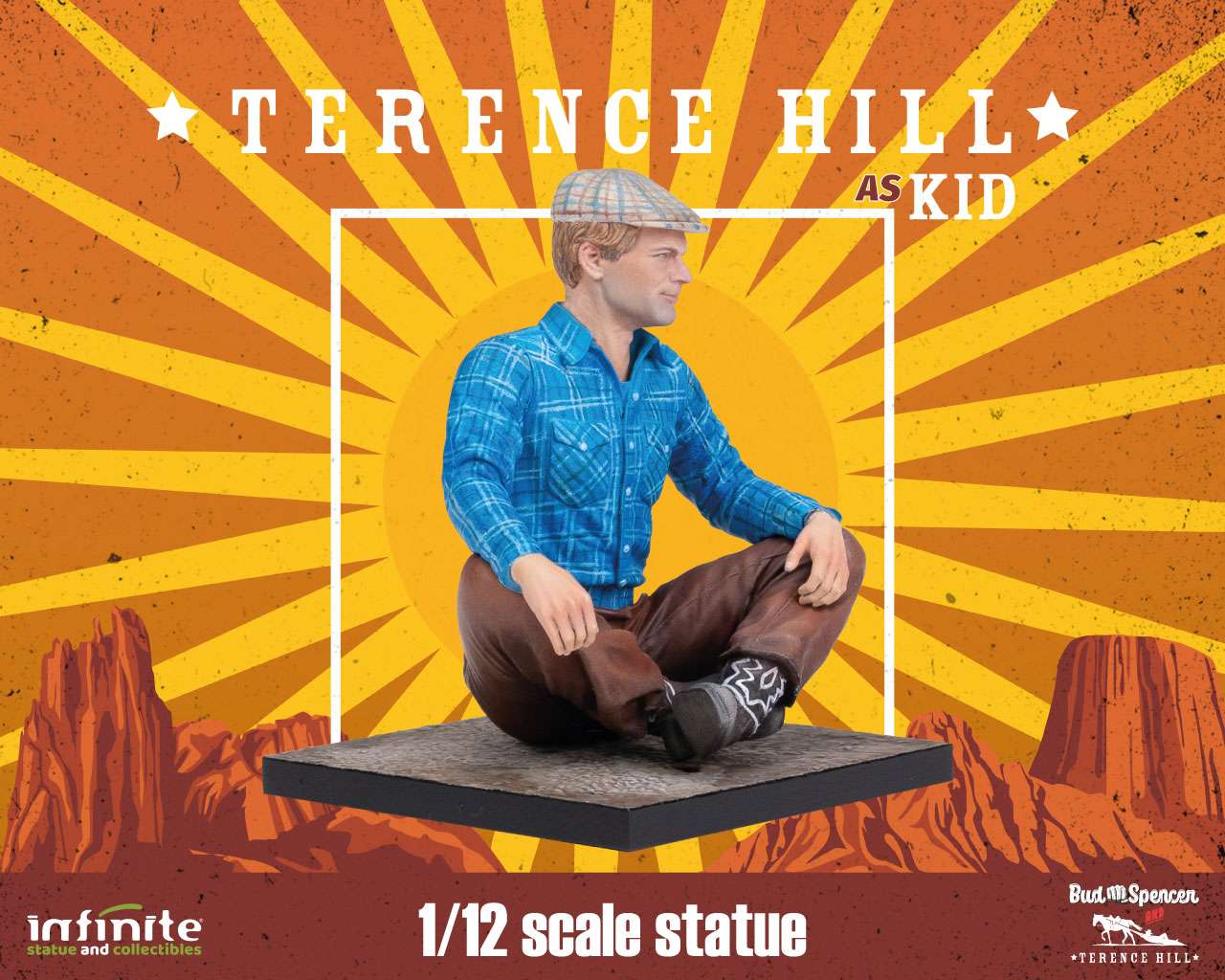 Terence Hill som Kid 1/12 Staty infinite statue