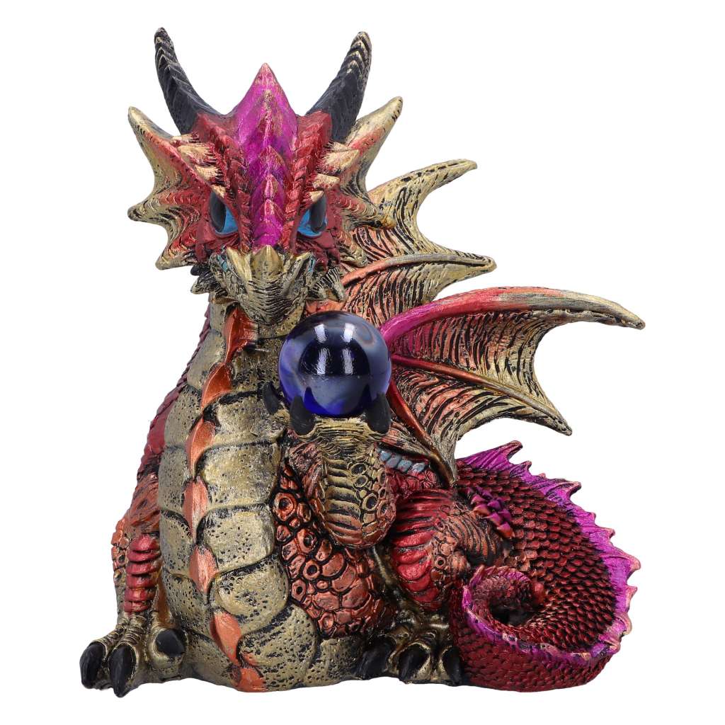Orb Hoard Red Dragon Figurine nemesis now