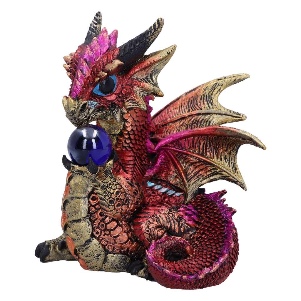 Orb Hoard Red Dragon Figurine - Robotto