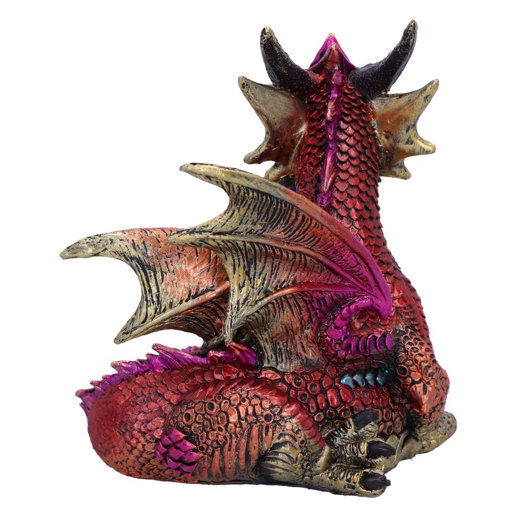 Orb Hoard Red Dragon Figurine nemesis now