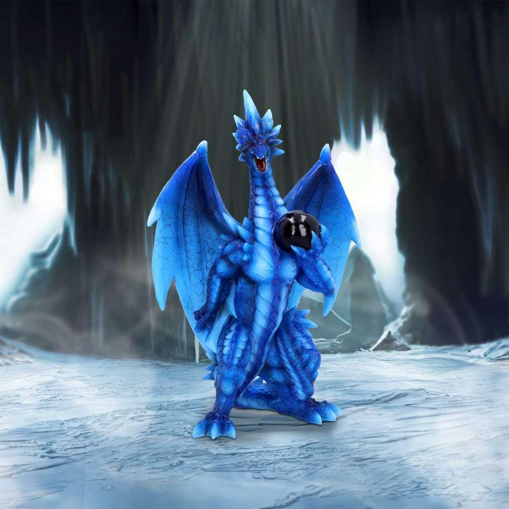 Yukiharu's Orb Dragon Figurine – Handmålad Fantasyfigur - Robotto