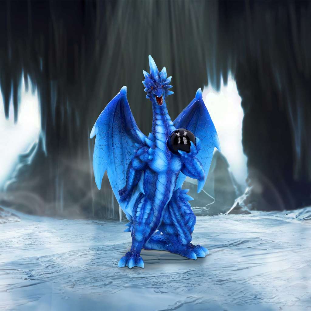 Yukiharu's Orb Dragon Figurine – Handmålad Fantasyfigur nemesis now