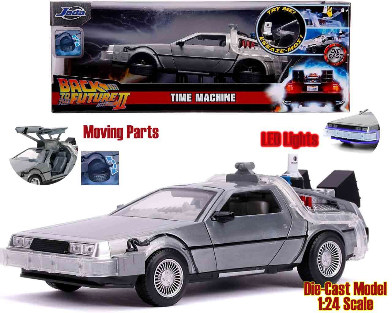 Back to the Future Part 2 - DeLorean DMC-12 1:24 Die-Cast Modell jada toys