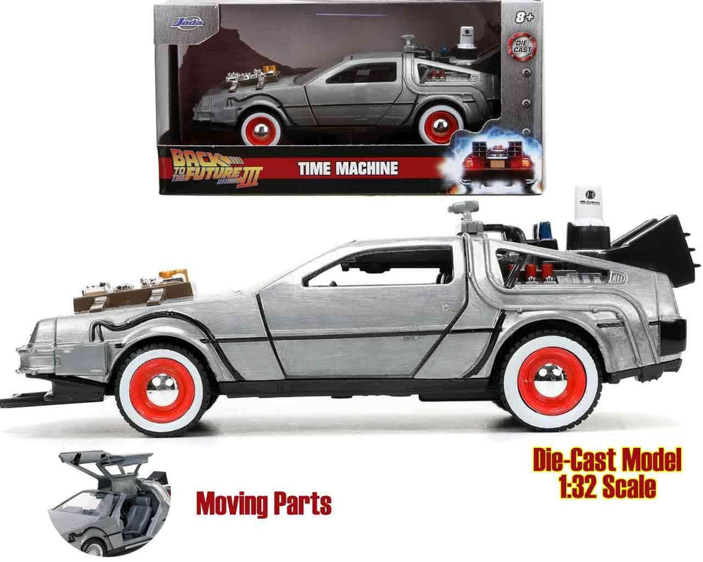 Back to the Future Part 3 - 1982 DeLorean DMC-12 - 1:32 Die-Cast Modell - Robotto
