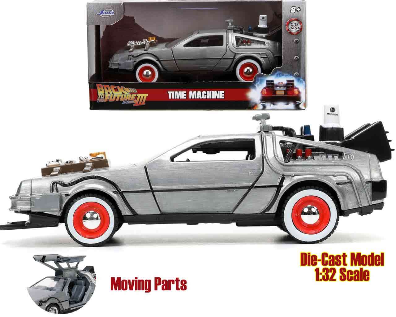 Back to the Future Part 3 - 1982 DeLorean DMC-12 - 1:32 Die-Cast Modell jada toys