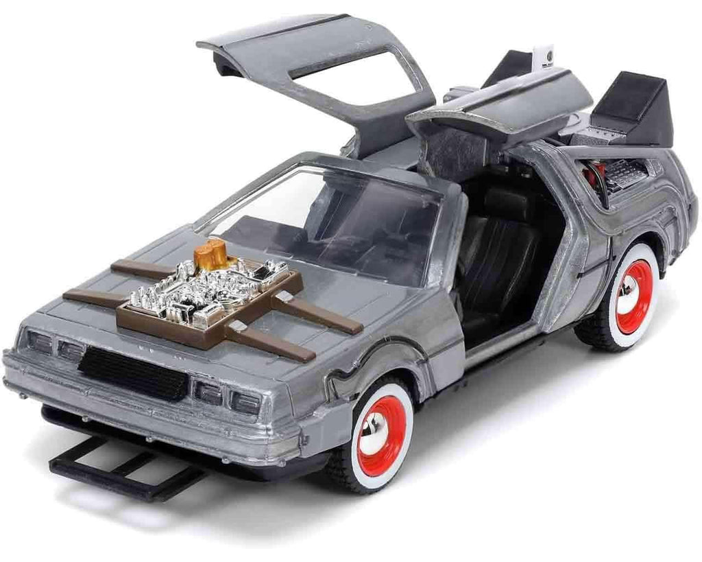 Back to the Future Part 3 - 1982 DeLorean DMC-12 - 1:32 Die-Cast Modell - Robotto