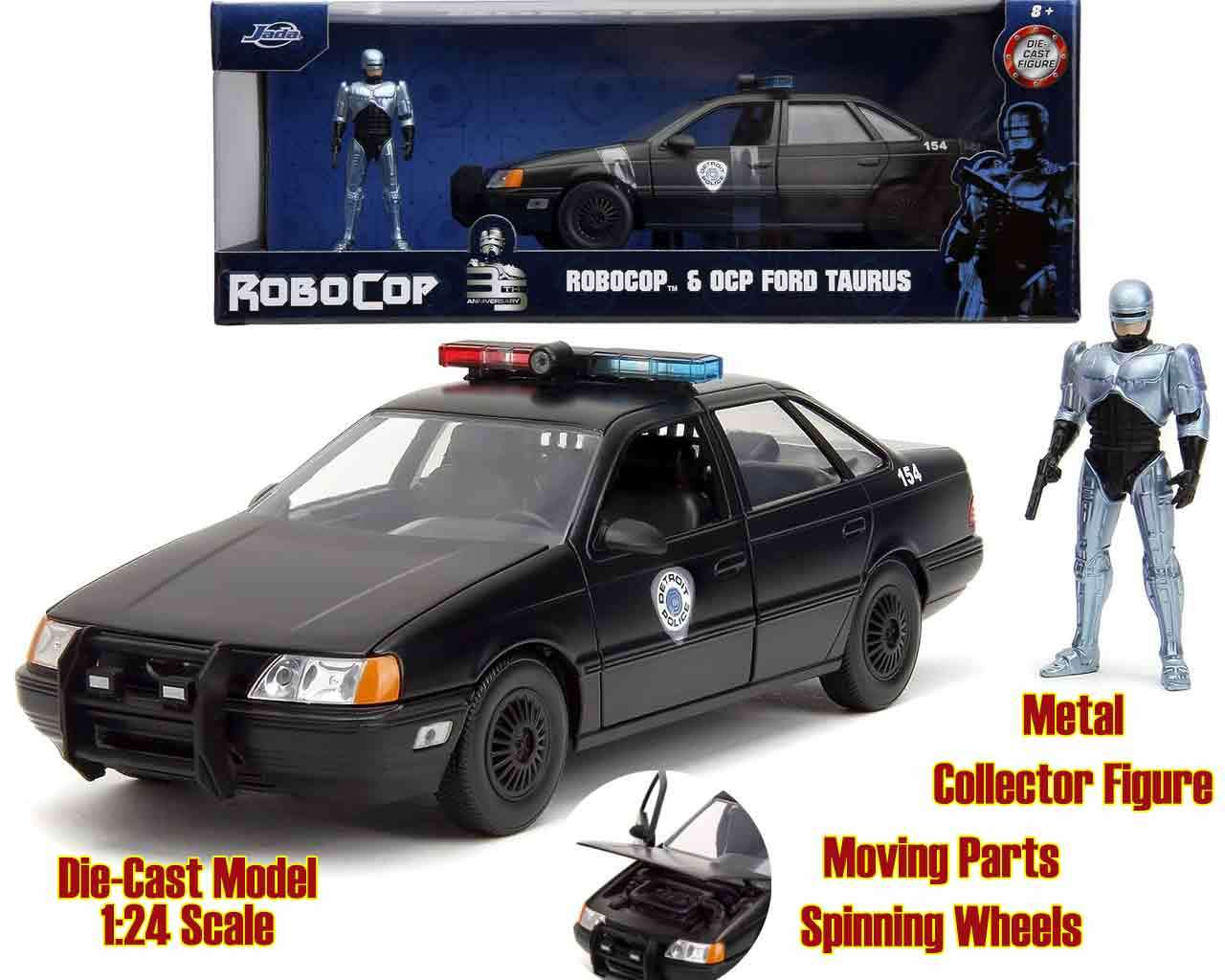 Robocop 1986 - 1986 Ford Taurus med Robocop - 1:24 Die-Cast Modell