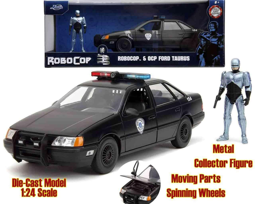 Robocop 1986 - 1986 Ford Taurus med Robocop - 1:24 Die-Cast Modell - Robotto