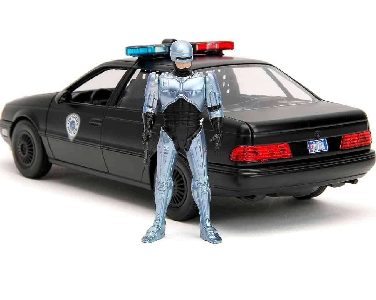 Robocop 1986 - 1986 Ford Taurus med Robocop - 1:24 Die-Cast Modell - Robotto