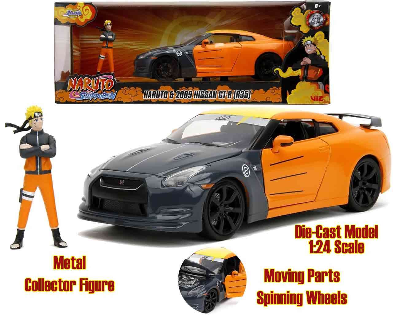 Naruto Shippuden - 2009 Nissan GT-R Die-Cast Modell 1:24 jada toys