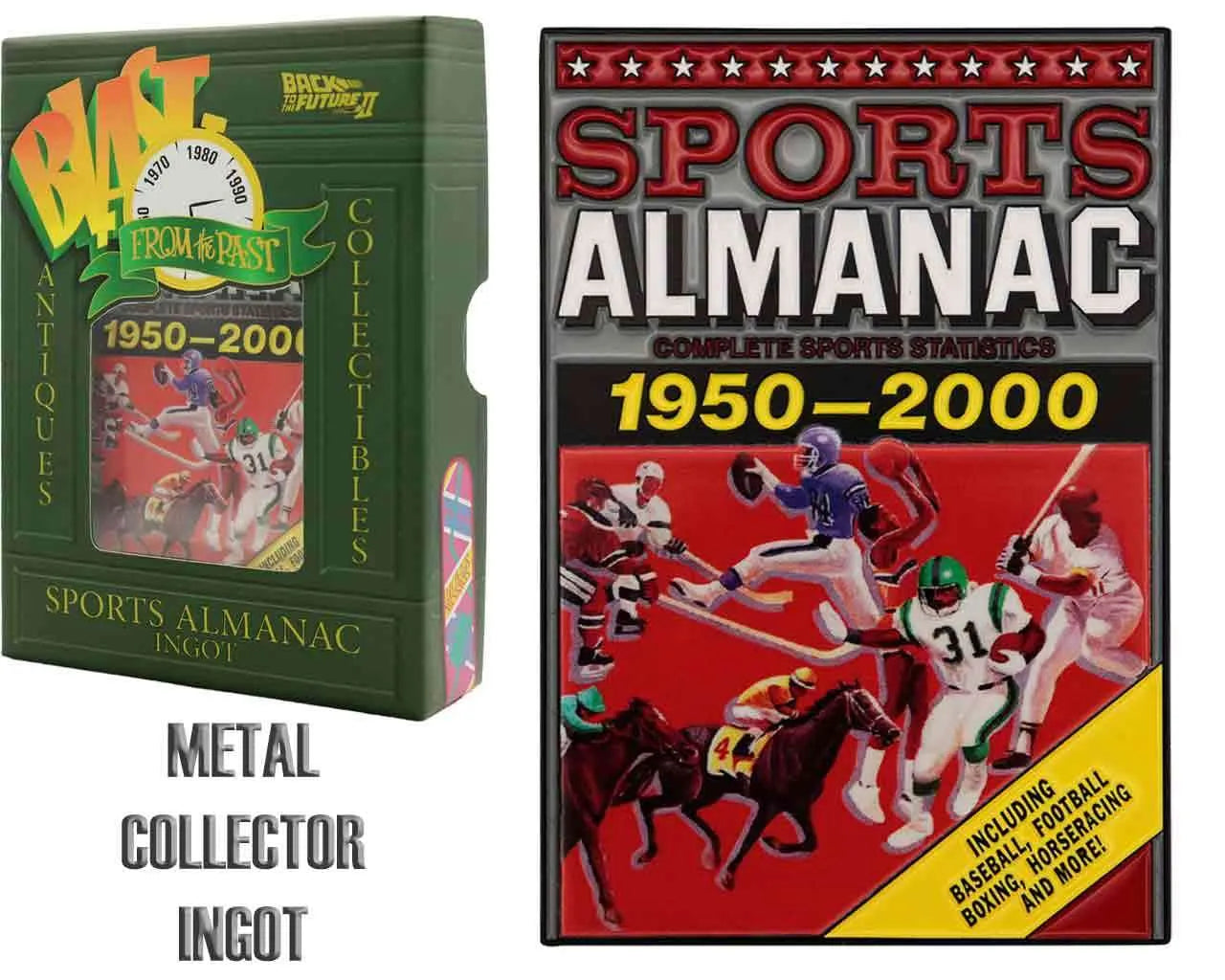 Tillbaka till Framtiden Limited Edition Sport Almanacka Ingot fanattik