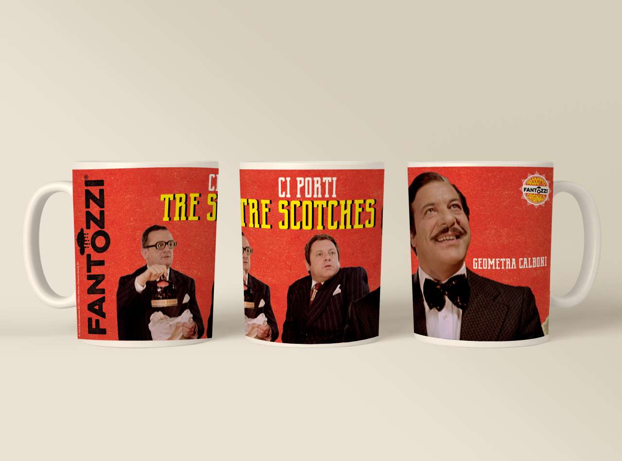 Fantozzi Tre Scotches Mug infinite statue