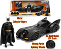 Batman 1989 Batmobil & Batman 1/24 Metallgjuten Modell