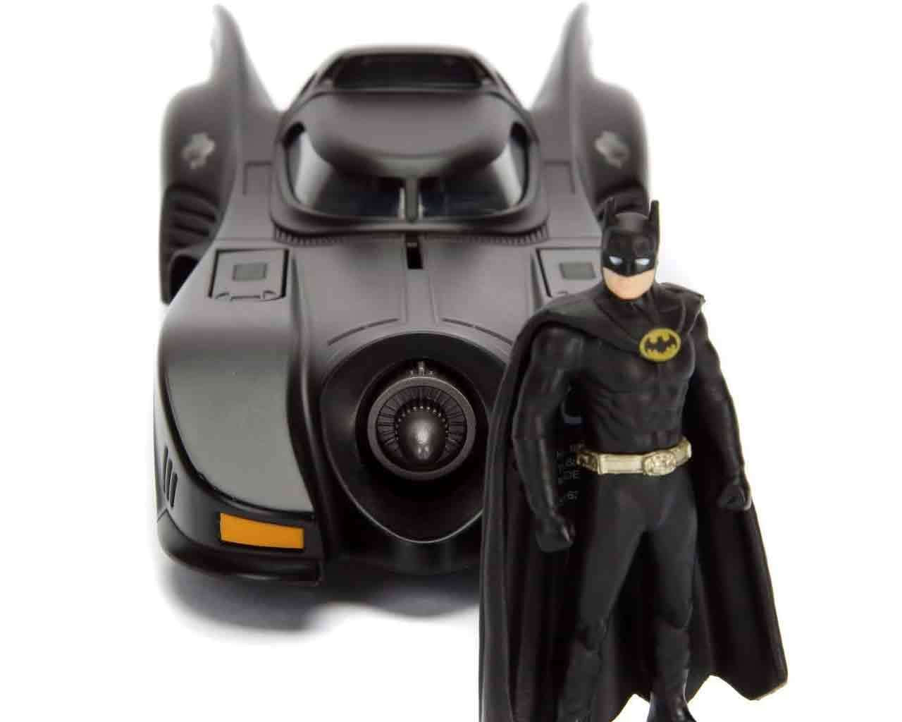Batman 1989 Batmobile med Batman - Die-Cast Modell 1:24 jada toys