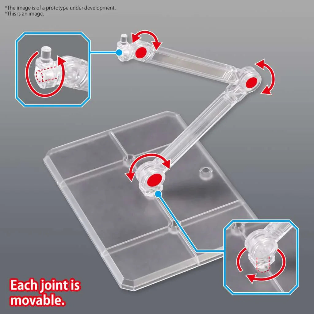 Action Base 7 Clear Color - Perfekt för samlare och modeller - Robotto