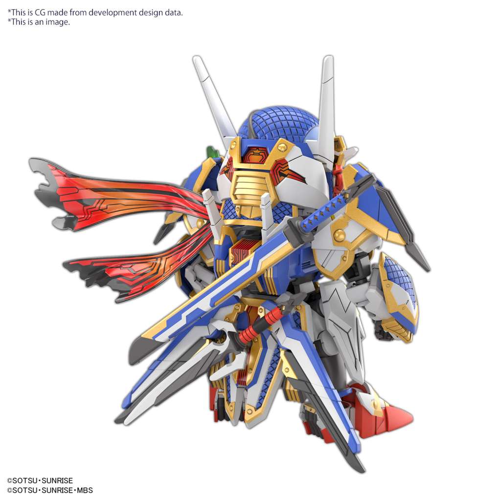 SDW Heroes Onmitsu Gundam Aerial - Byggsats och Figur bandai model kit gunpla