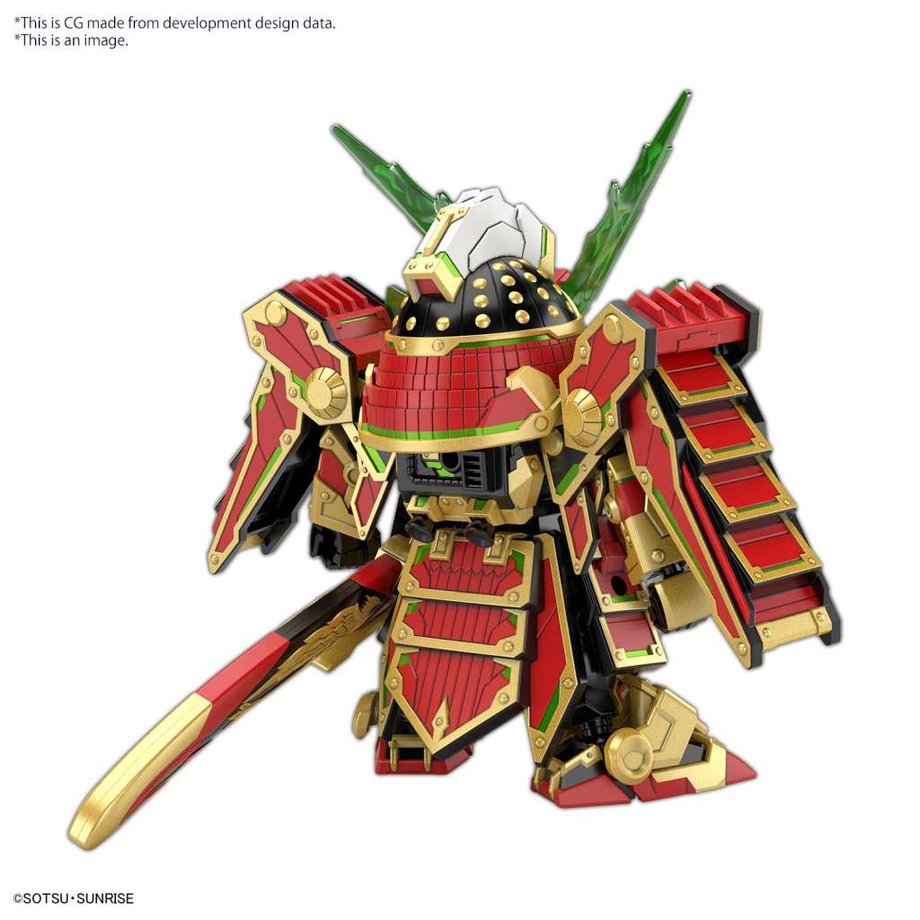 SDW Heroes Musha Gundam The 78th Byggsats bandai model kit gunpla