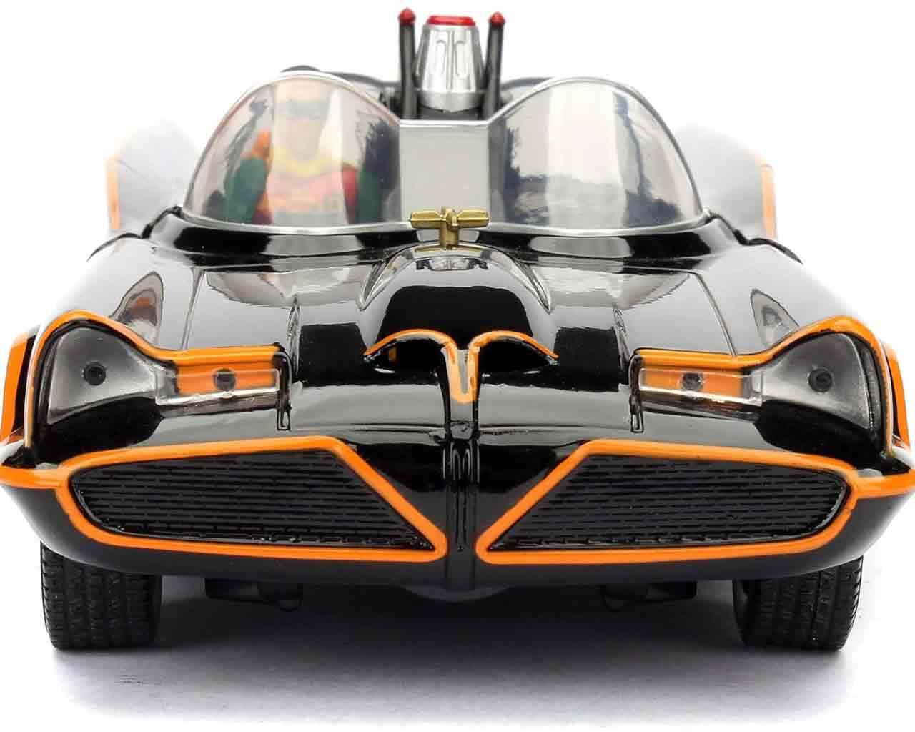 Batman 1966 - Batmobil med Batman & Robin - 1:24 Die-Cast Modell jada toys