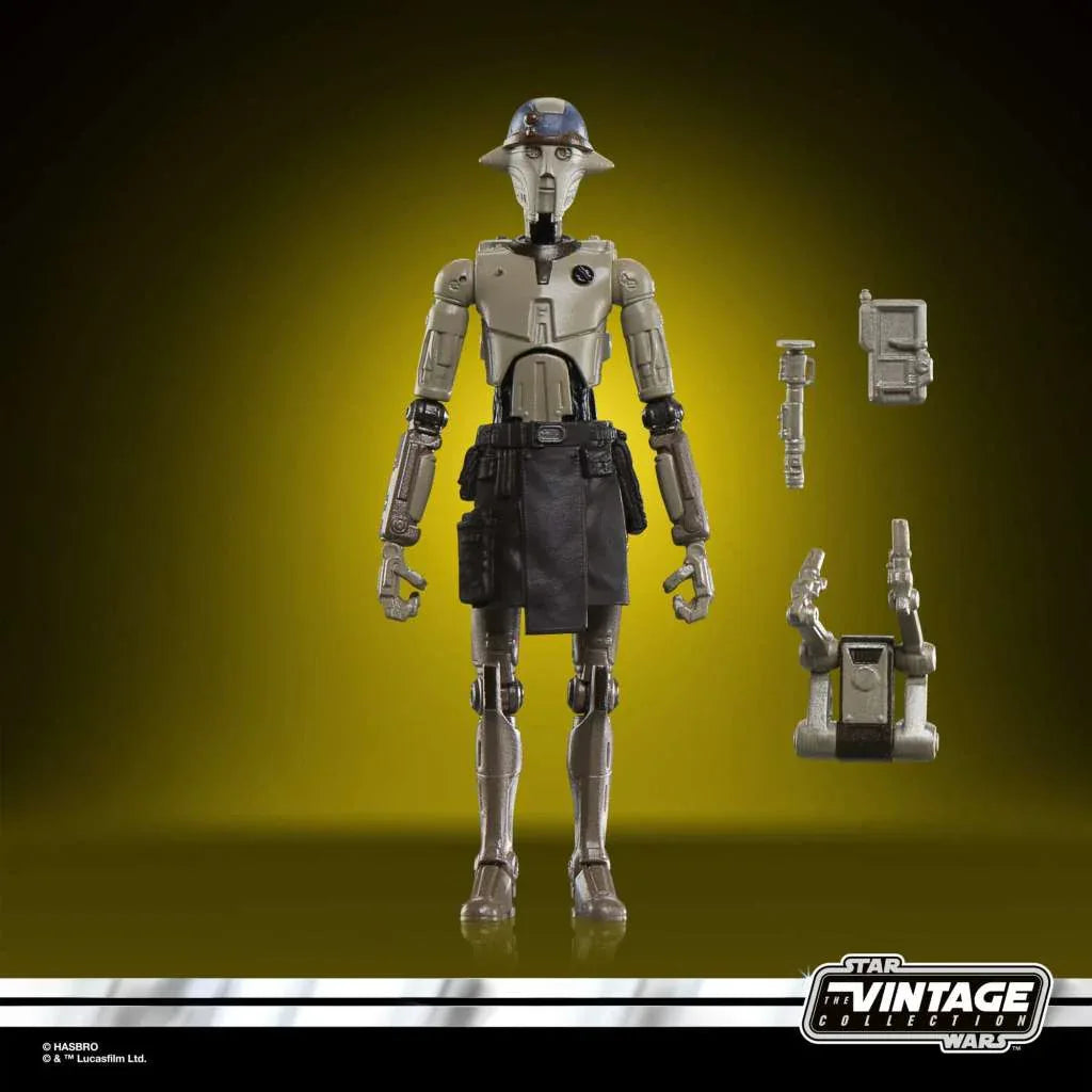 Star Wars Vintage Ashoka Professor Huyang Actionfigur - Robotto