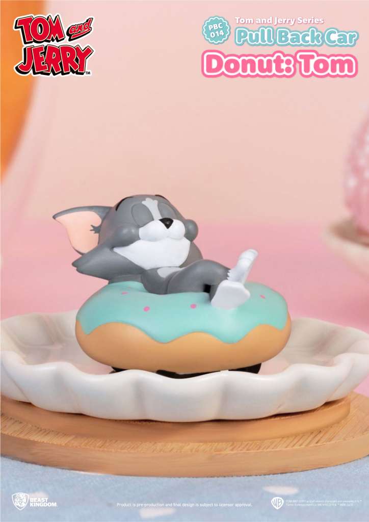 Tom och Jerry Serien Pull Back Bilar Display (6) beast kingdom