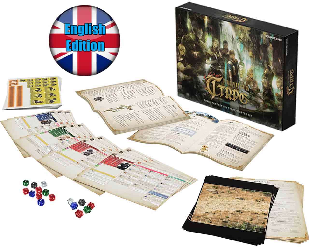 Final Fantasy XIV Tabletop RPG Starter Set square enix