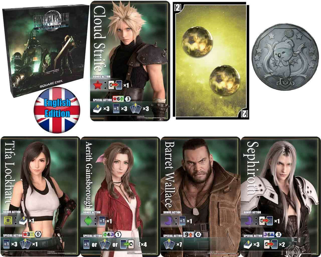 Final Fantasy VII Remake - Brädspel - Materia Hunter square enix