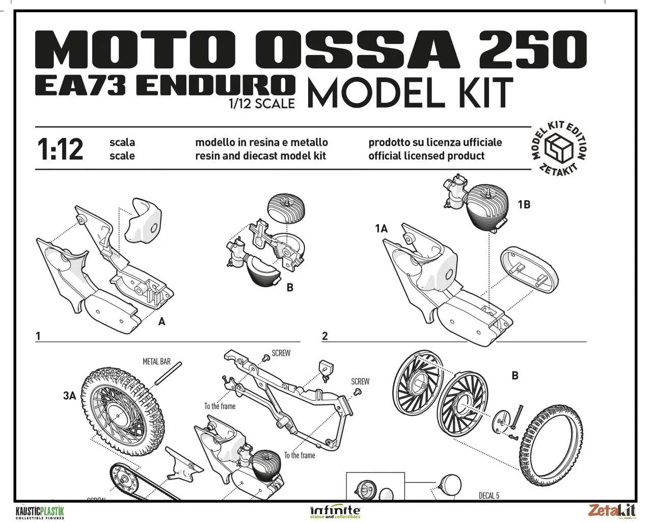 Moto Ossa 1/12 Modellkit - Robotto