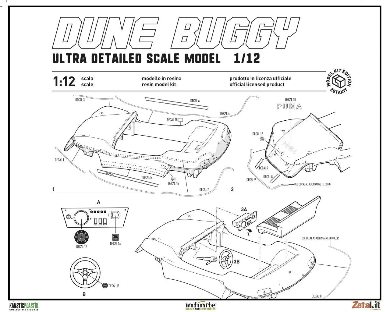 Dune Buggy Modellkit 1/12 - Robotto