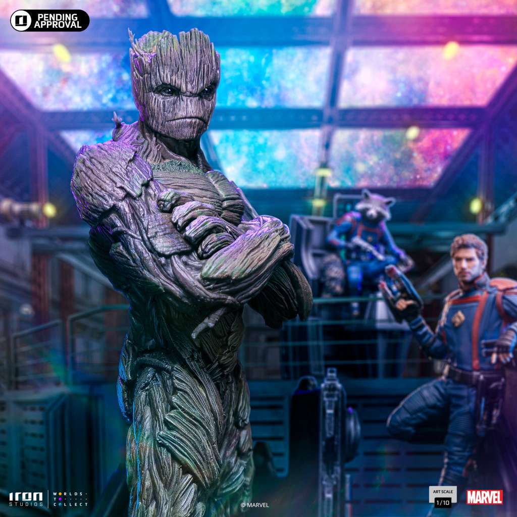 Guardians of the Galaxy 3 Groot 1/10 Staty iron studios