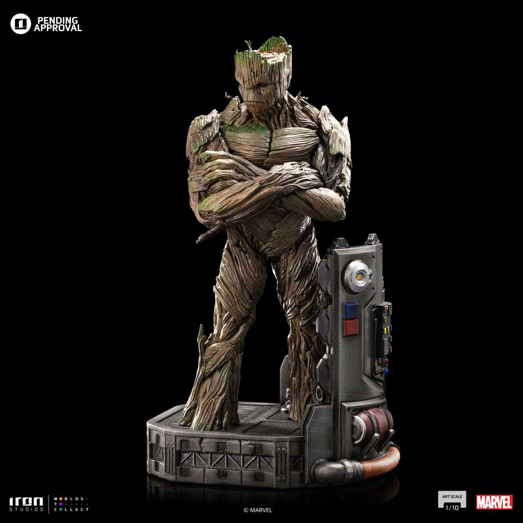 Guardians of the Galaxy 3 Groot 1/10 Staty iron studios