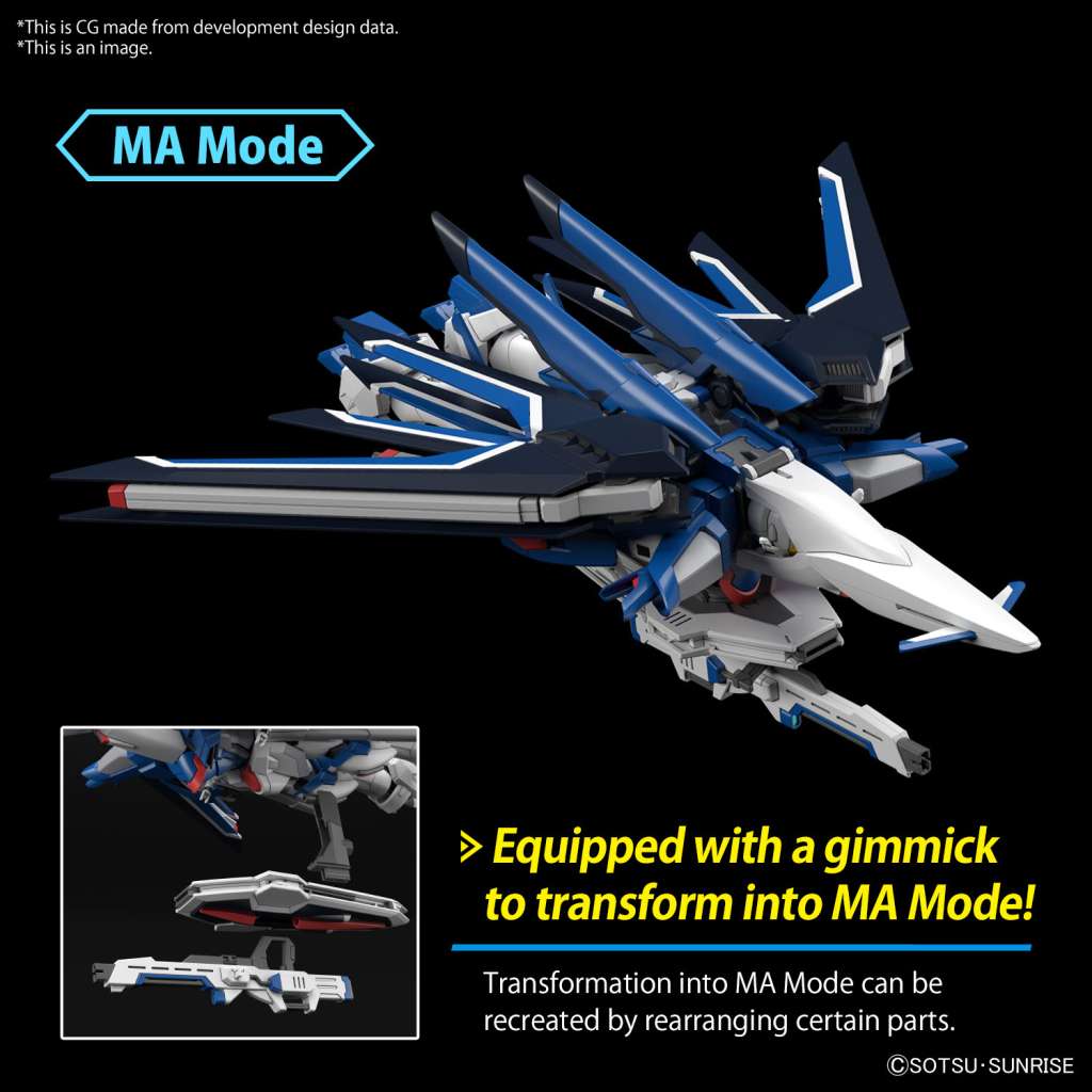 HG Gundam Rising Freedom 1/144 - Modellbyggsats bandai model kit gunpla