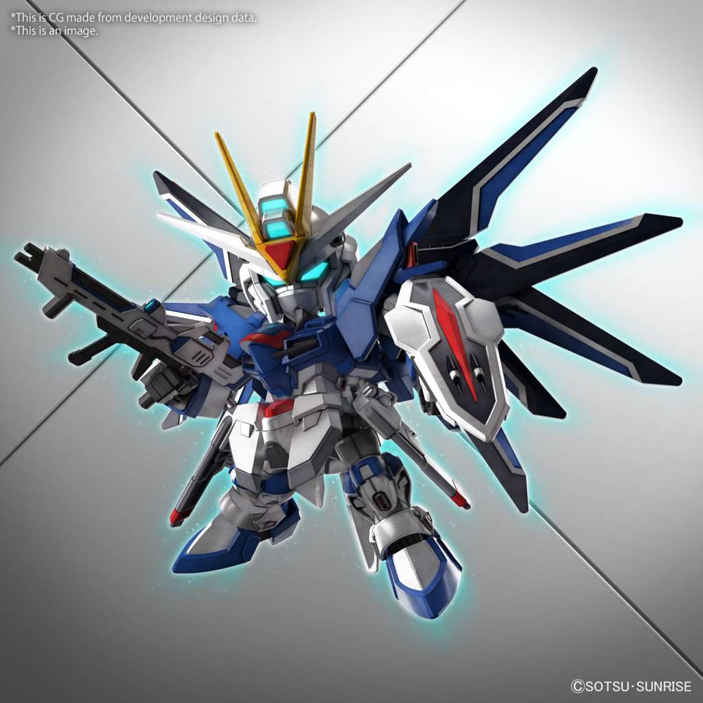 SD Gundam EX ST Gundam Rising Freedom – Samlarfigur bandai model kit gunpla