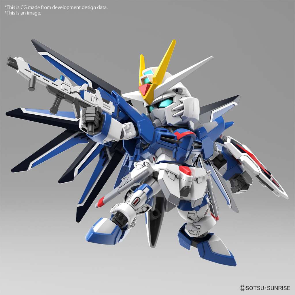 SD Gundam EX ST Gundam Rising Freedom – Samlarfigur bandai model kit gunpla