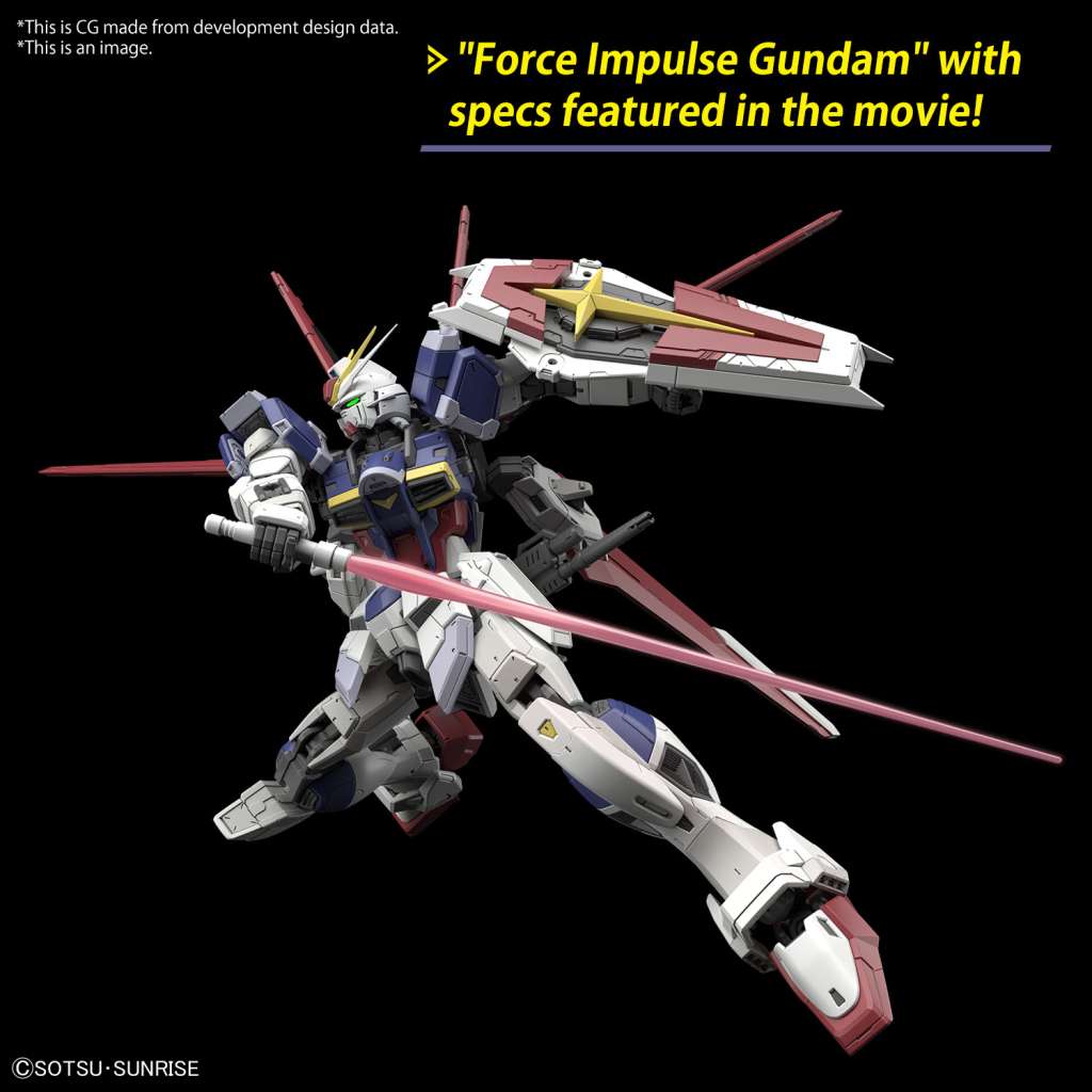 Rg Gundam Force Impulse Spec II 1/144 - Modellbyggsats bandai model kit gunpla