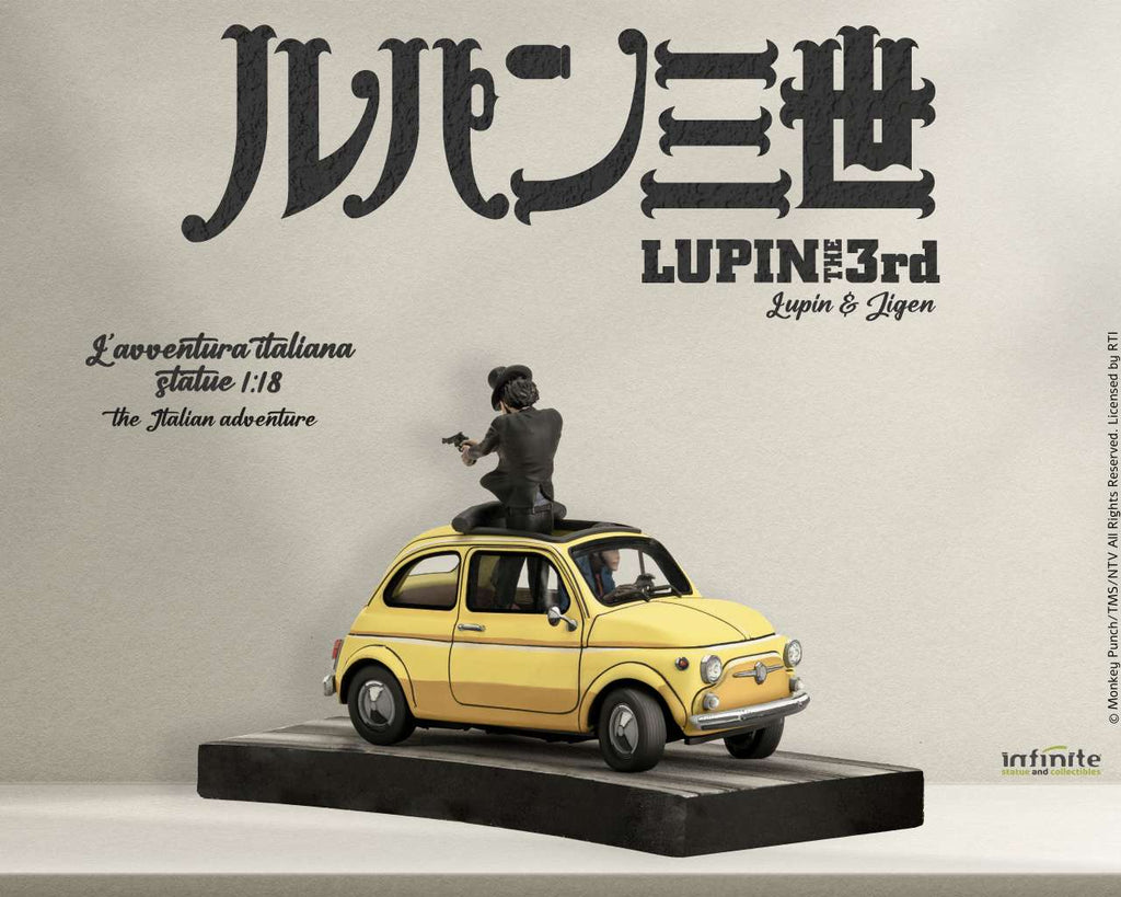Lupin 3rd L'avventura Italiana 1/18 Staty – Lupin & Jigen infinite statue