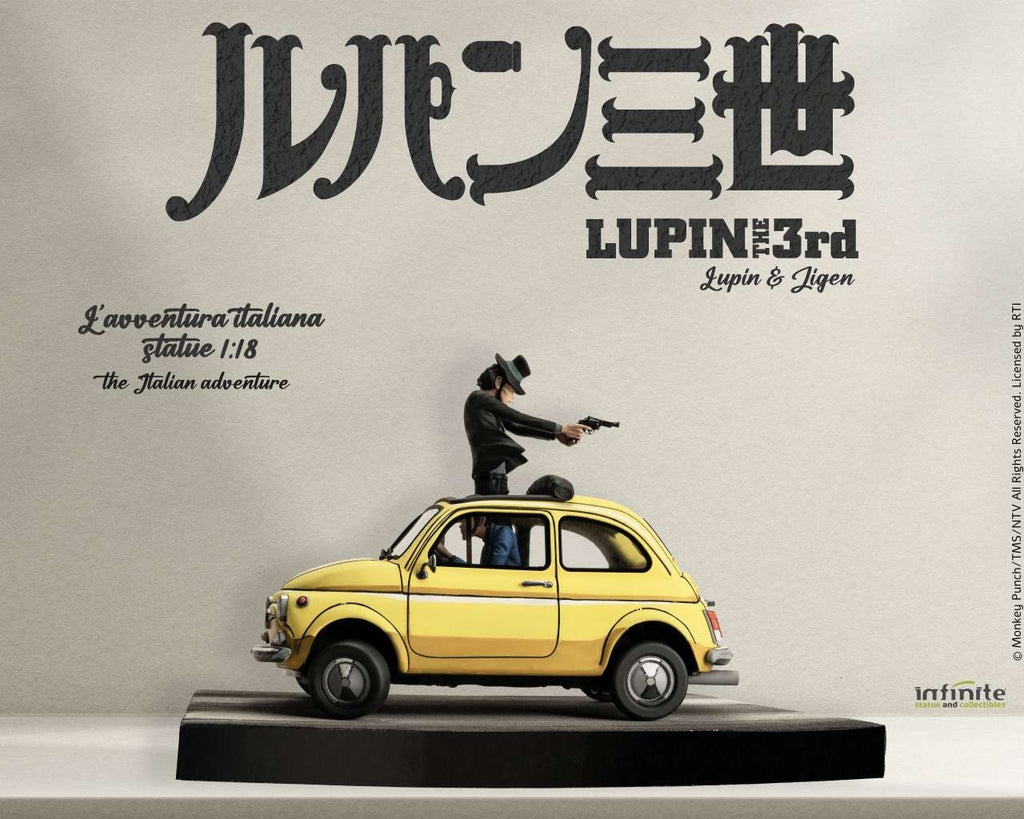 Lupin 3rd L'avventura Italiana 1/18 Staty – Lupin & Jigen infinite statue