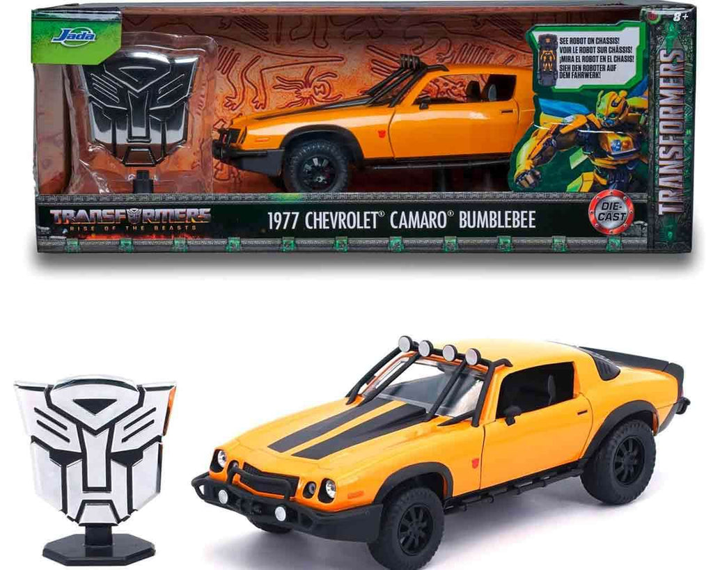 Transformers Rise of the Beasts - 1977 Chevrolet Camaro Bumblebee - 1:24 Die-Cast Modell jada toys