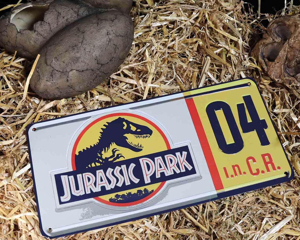 Jurassic Park - Replika Registreringsskylt Metallplatta - Robotto