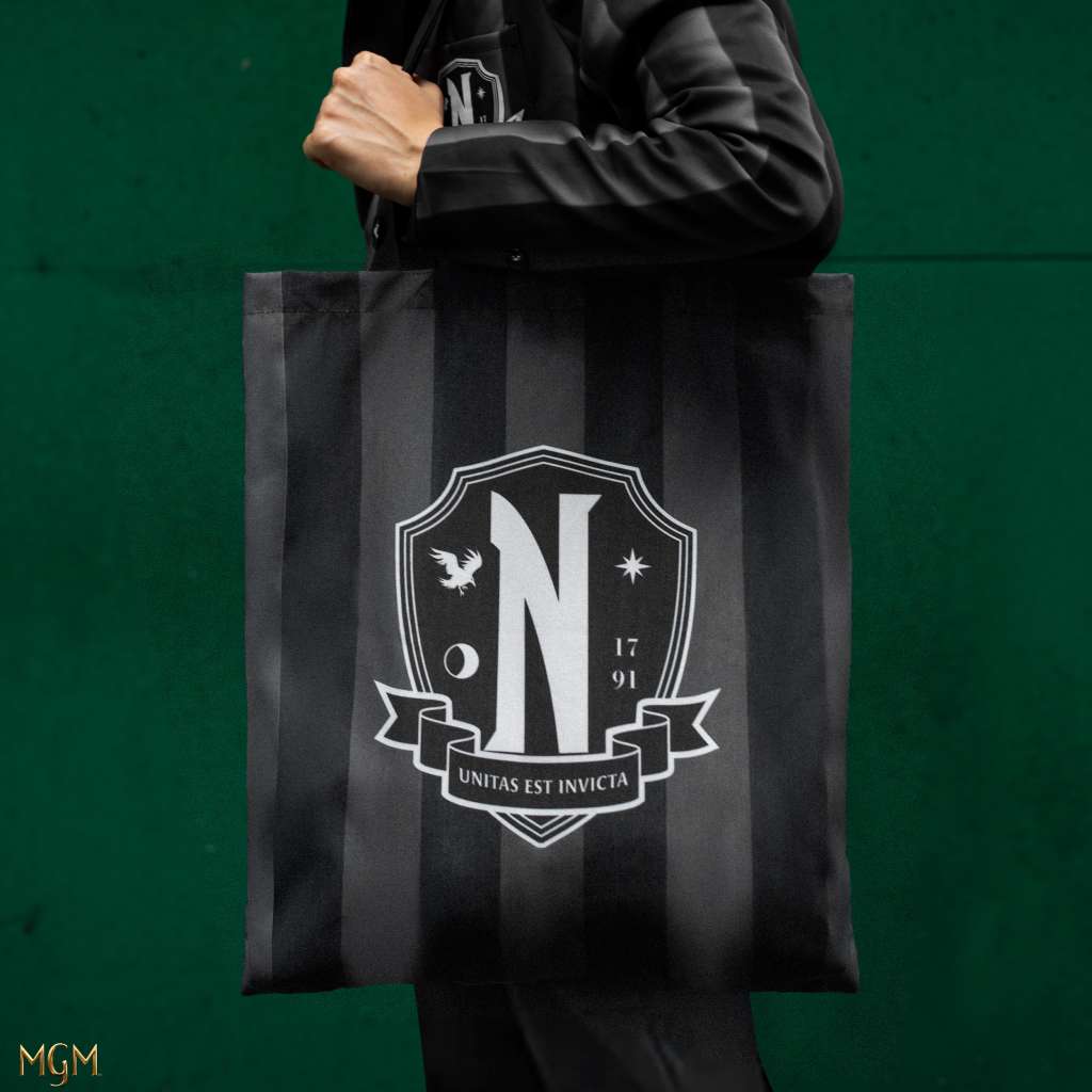 Wednesday Nevermore Academy Tote Bag cinereplicas