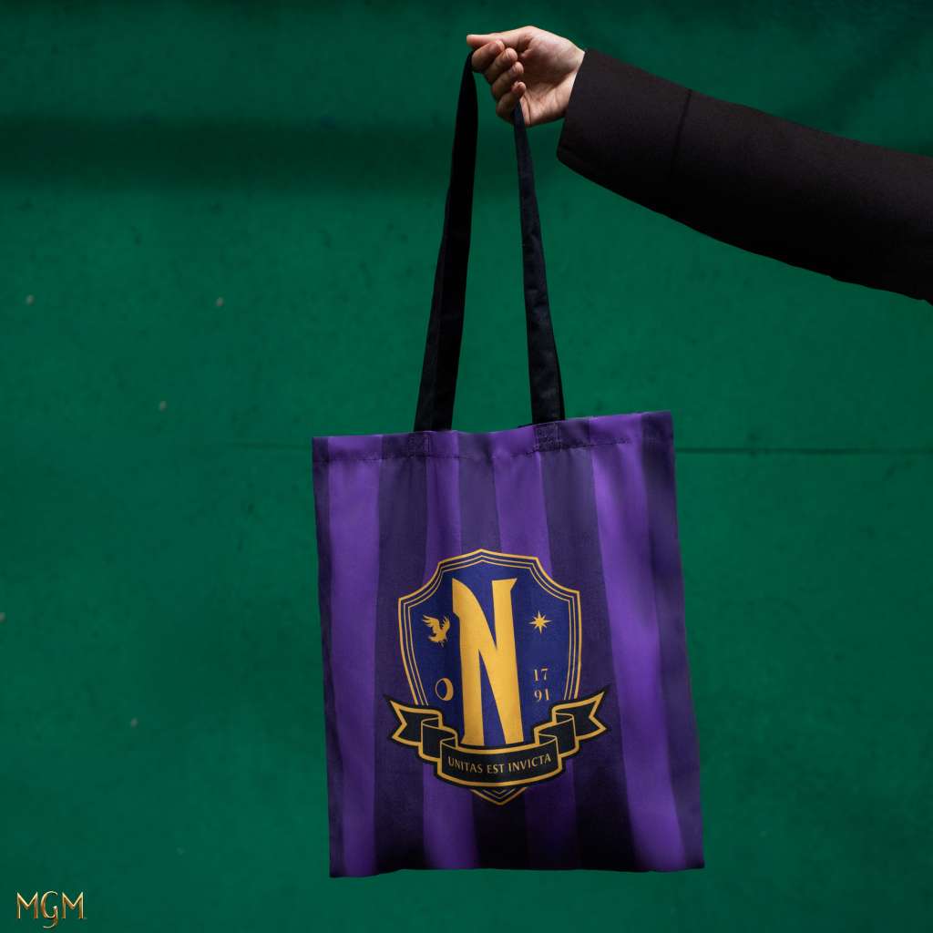 Wednesday Nevermore Academy Tote Bag cinereplicas