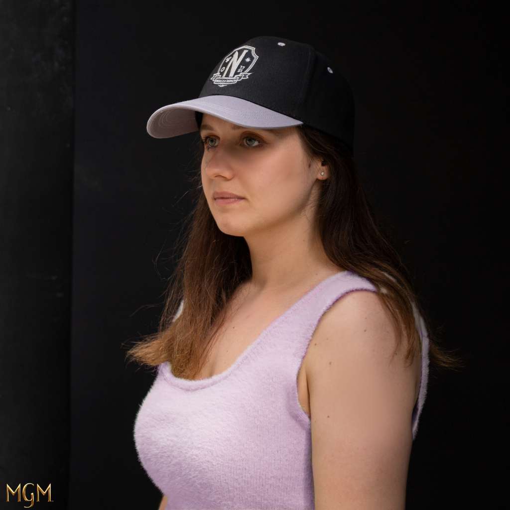 Wednesday Nevermore Academy Svart Baseballkeps cinereplicas