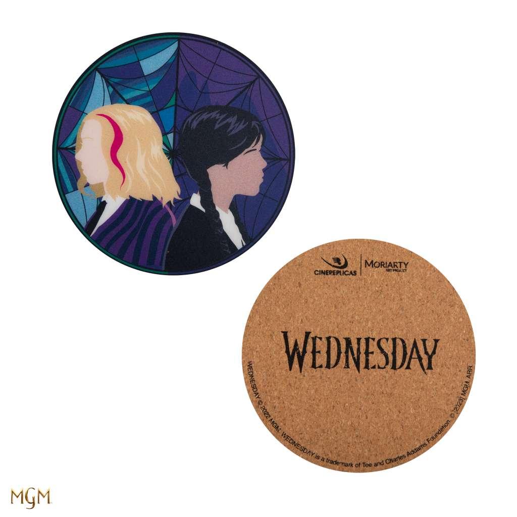 Wednesday Coasters Set (4) - Unik Design Inspirerad av TV-serien - Robotto