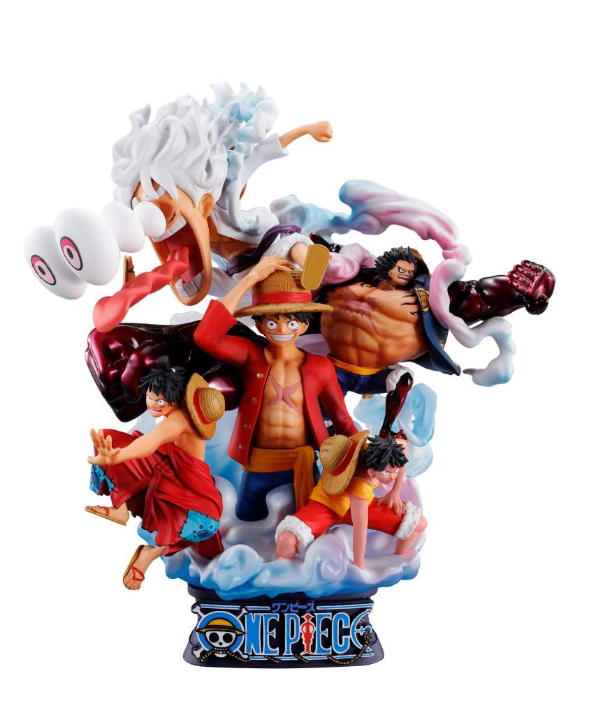 Petitrama DX Logbox One Piece Re-Birth Luffy Figur megahouse