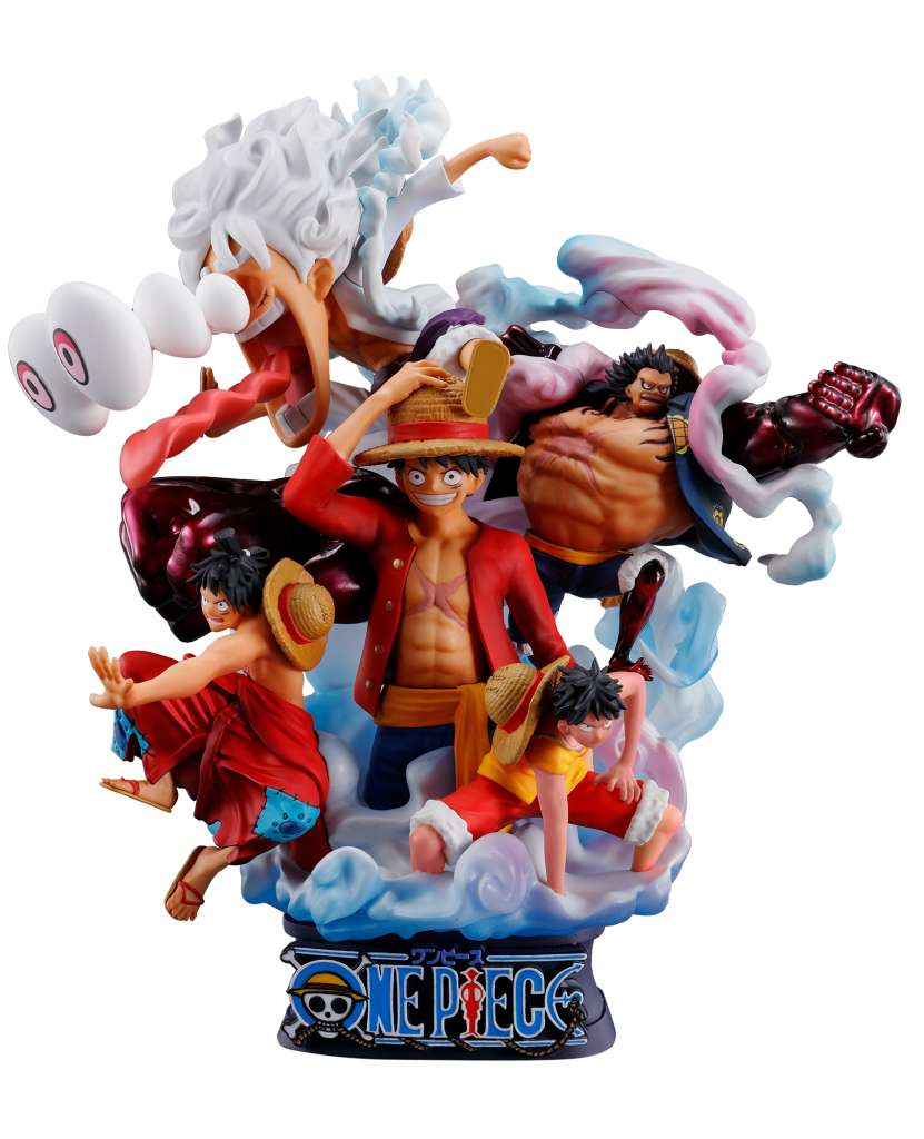 Petitrama DX Logbox One Piece Re-Birth Luffy Figur megahouse