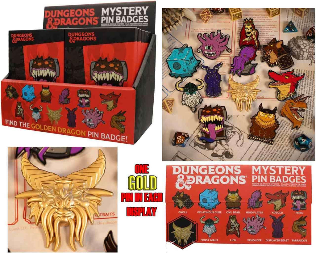 Dungeons & Dragons - 50-årsjubileum Mystery Pin Emblem - Robotto