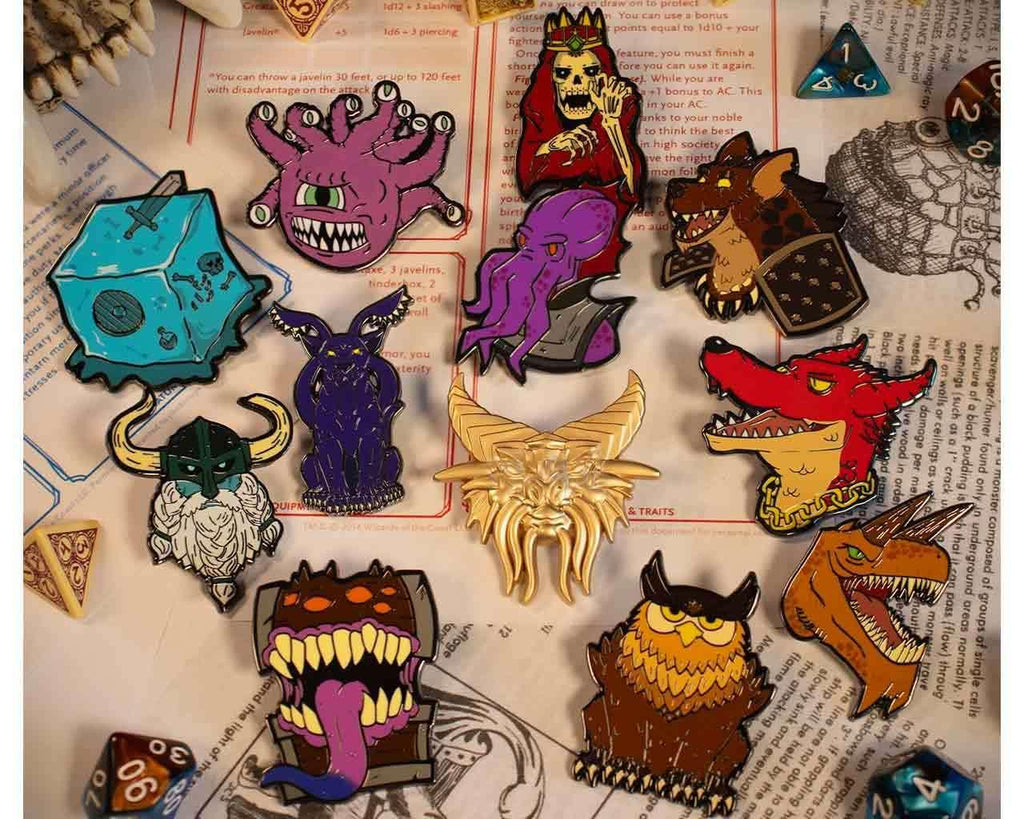 Dungeons & Dragons - 50-årsjubileum Mystery Pin Emblem - Robotto